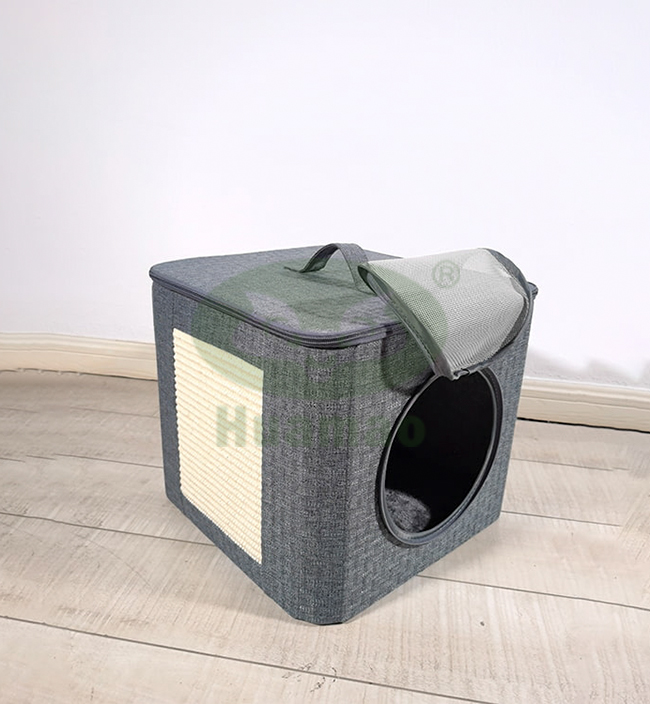 Linen Felt Plush Sisal Pet Carrier